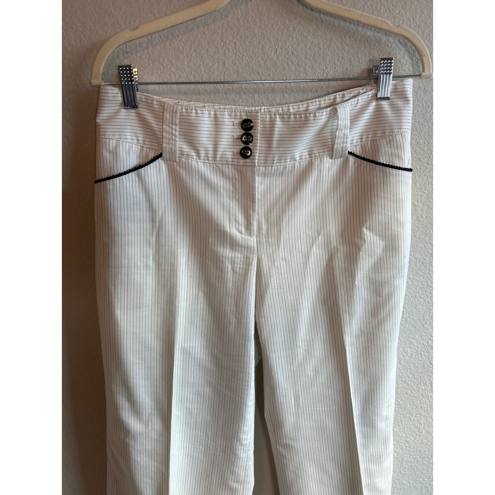 White House Black Market | Pinstripe Trouser Pant | 6R - Picture 4 of 15